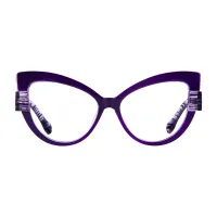 Cat-eye Purple Eyeglasses