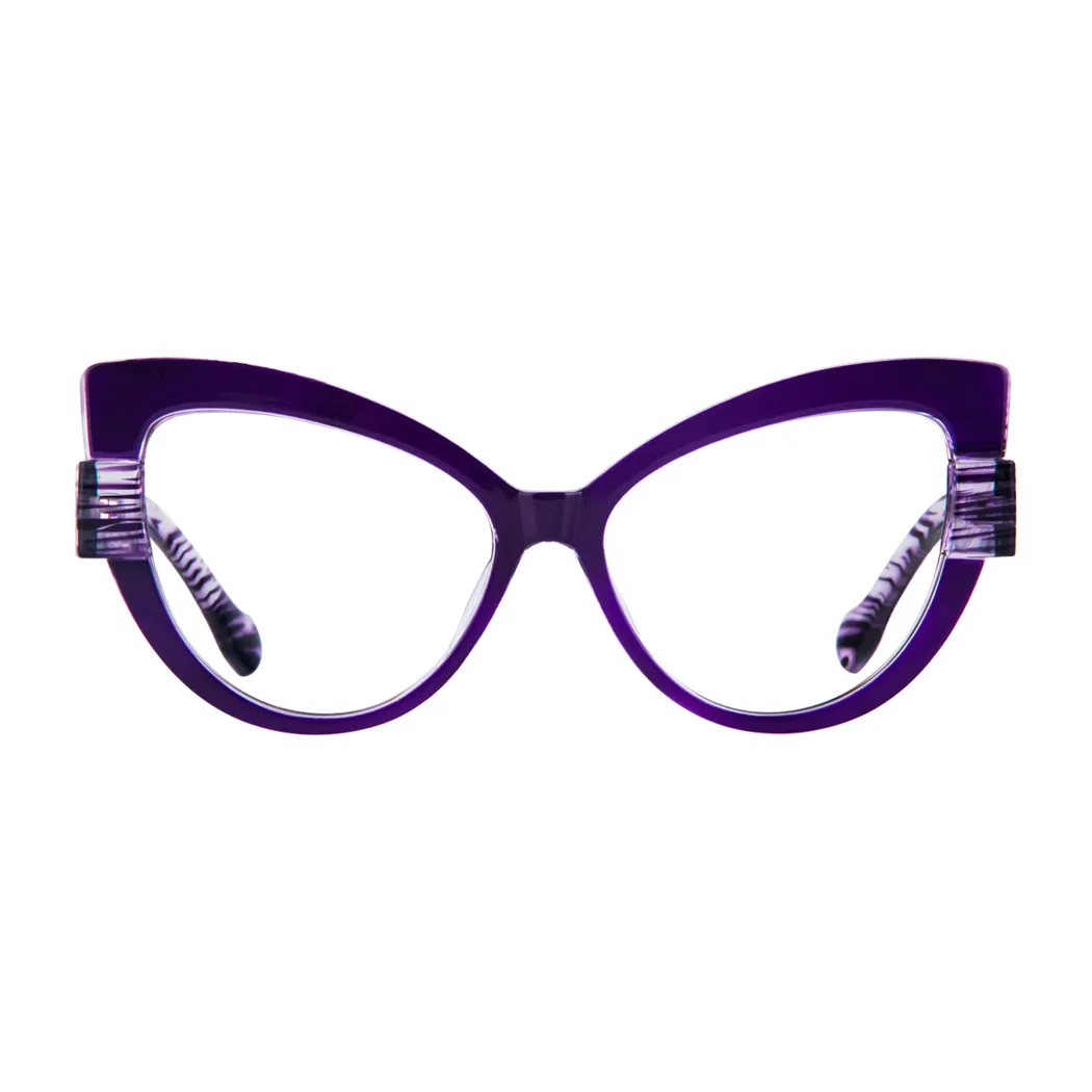 Cat-eye Purple Eyeglasses