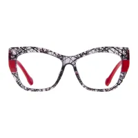 Cat-eye White Tortoiseshell Eyeglasses