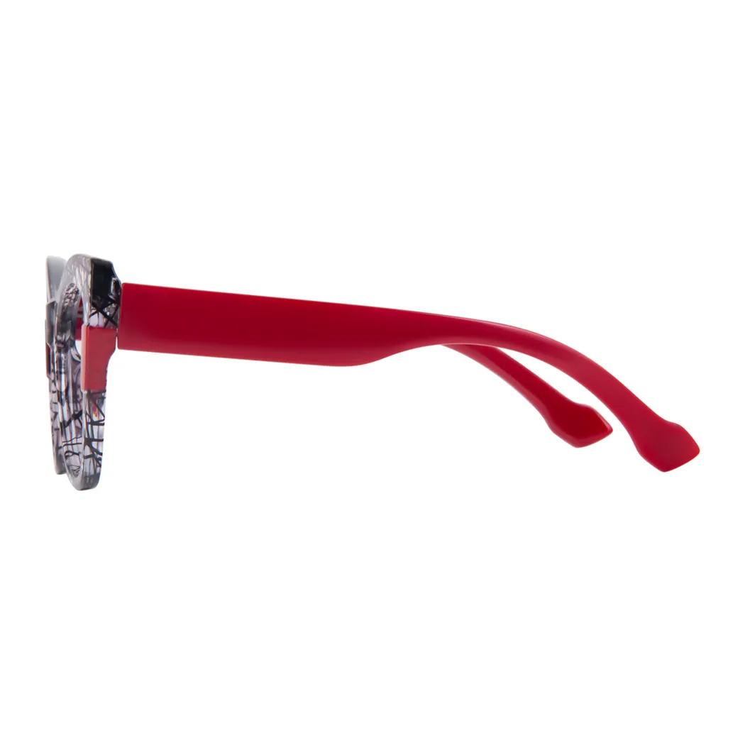 Cat-eye White Tortoiseshell Eyeglasses