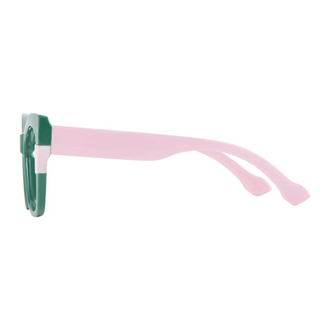 Cat-eye Green Eyeglasses