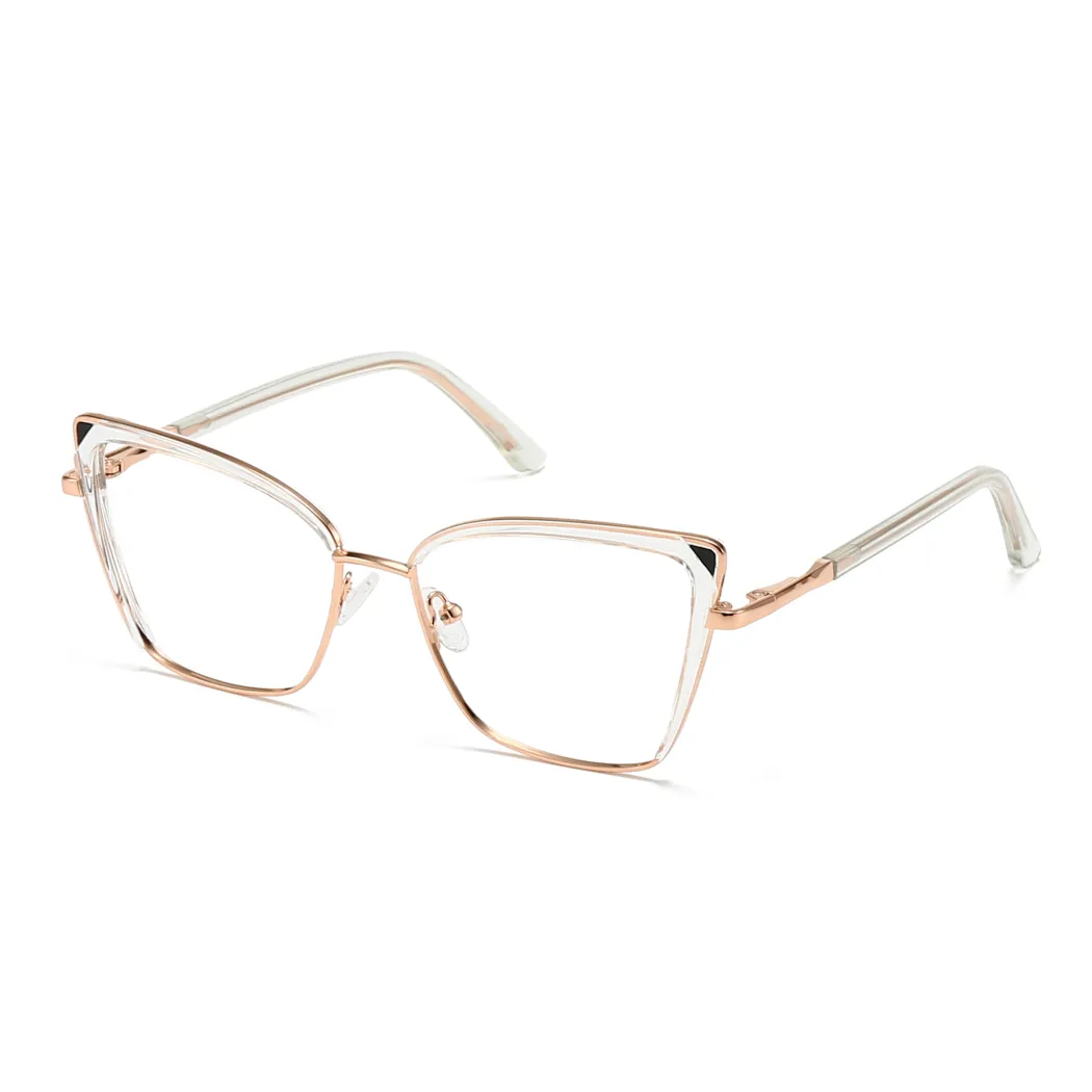 Square Pink/Clear Eyeglasses