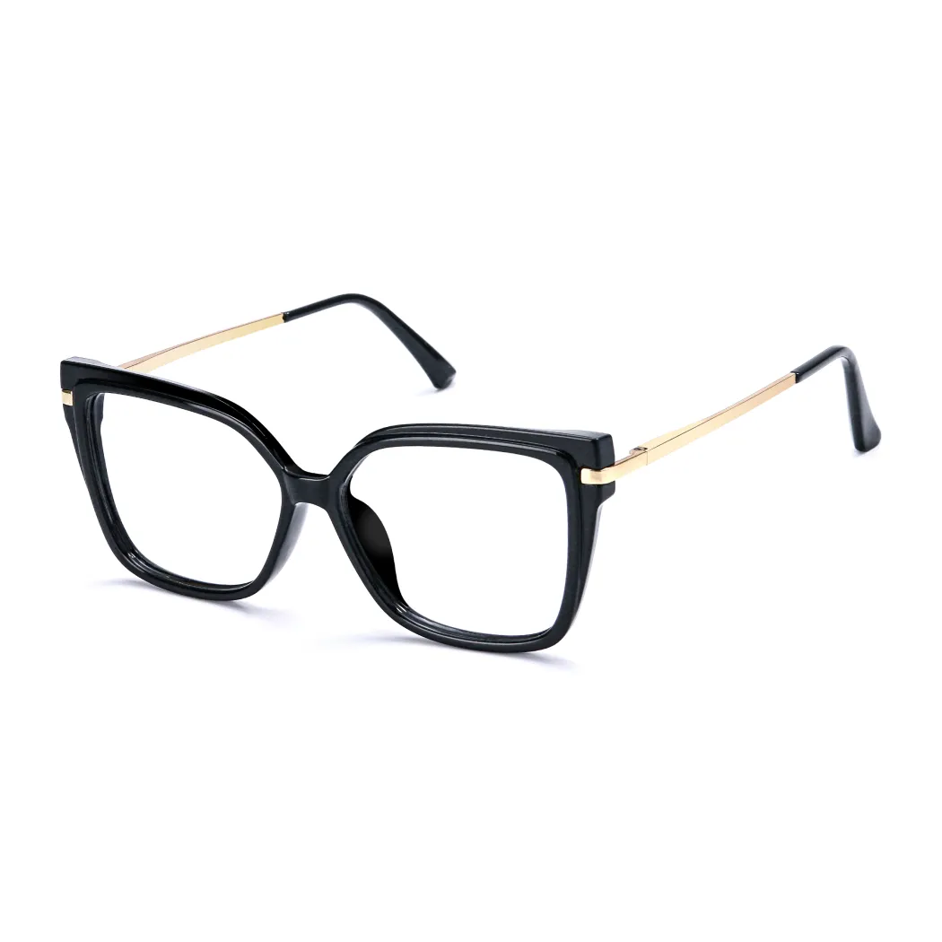 Square Black Eyeglasses