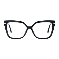 Square Black Eyeglasses