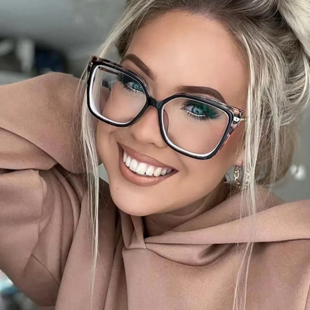 Square Black Eyeglasses