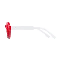 Geometric Red Eyeglasses