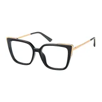 Square Black Eyeglasses