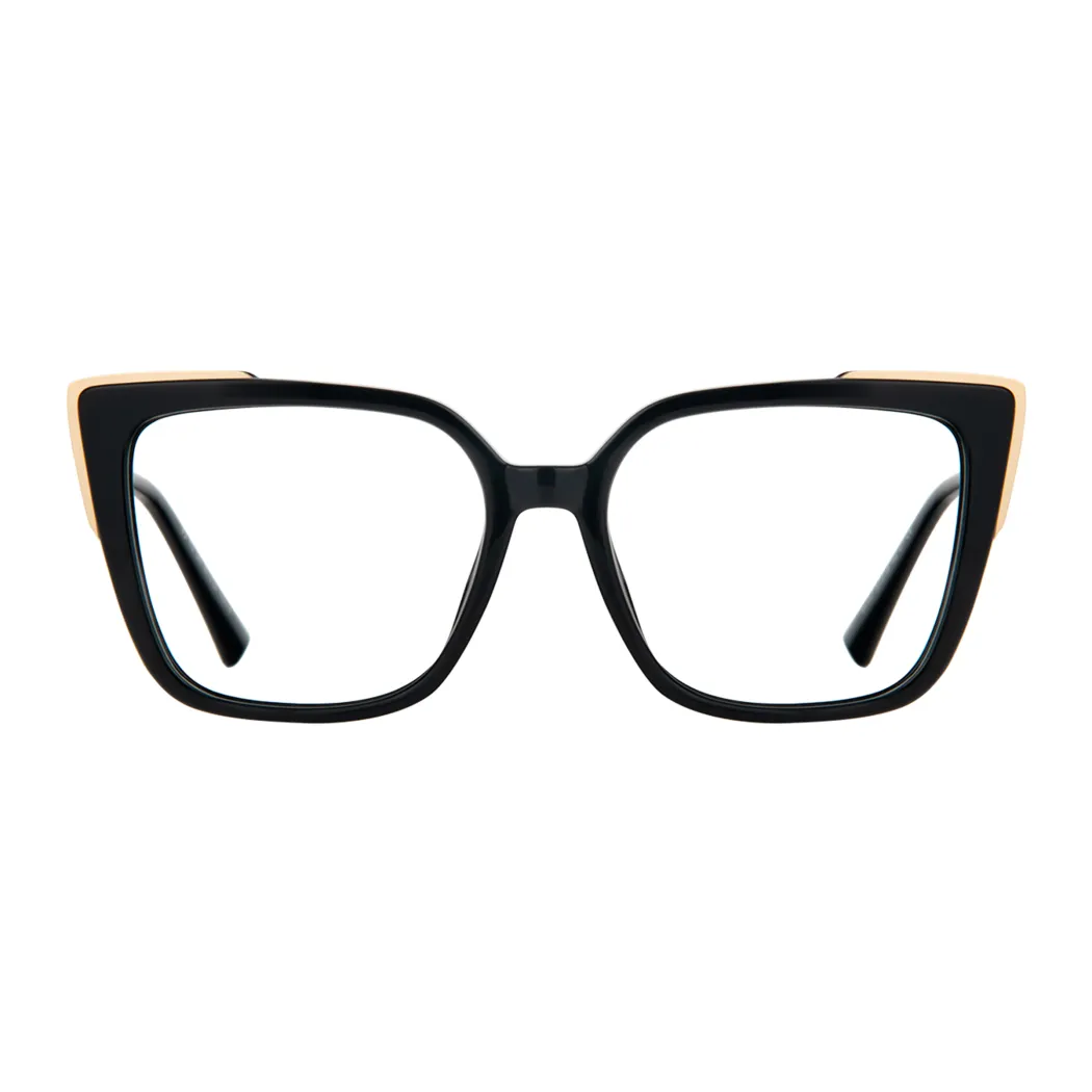 Square Black Eyeglasses