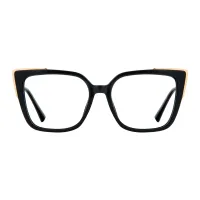 Square Black Eyeglasses