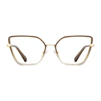 Square Green/Clear Eyeglasses