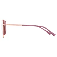 Square Purple/Gold Eyeglasses