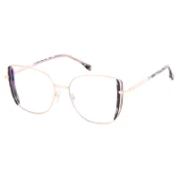 Square Tortoiseshell/Gold Eyeglasses