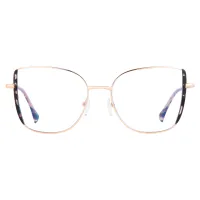 Square Tortoiseshell/Gold Eyeglasses