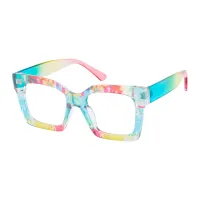 Square Multicolor Eyeglasses