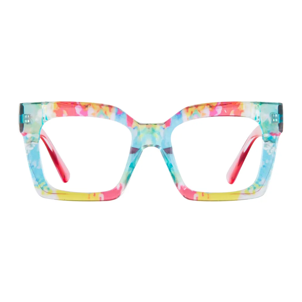 Square Multicolor Eyeglasses