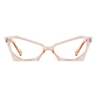 Cat-eye Transparent Pink Eyeglasses