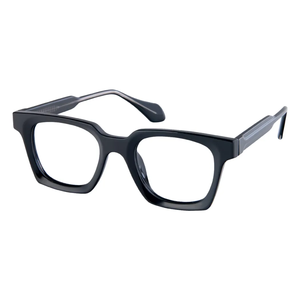 Square Black Eyeglasses