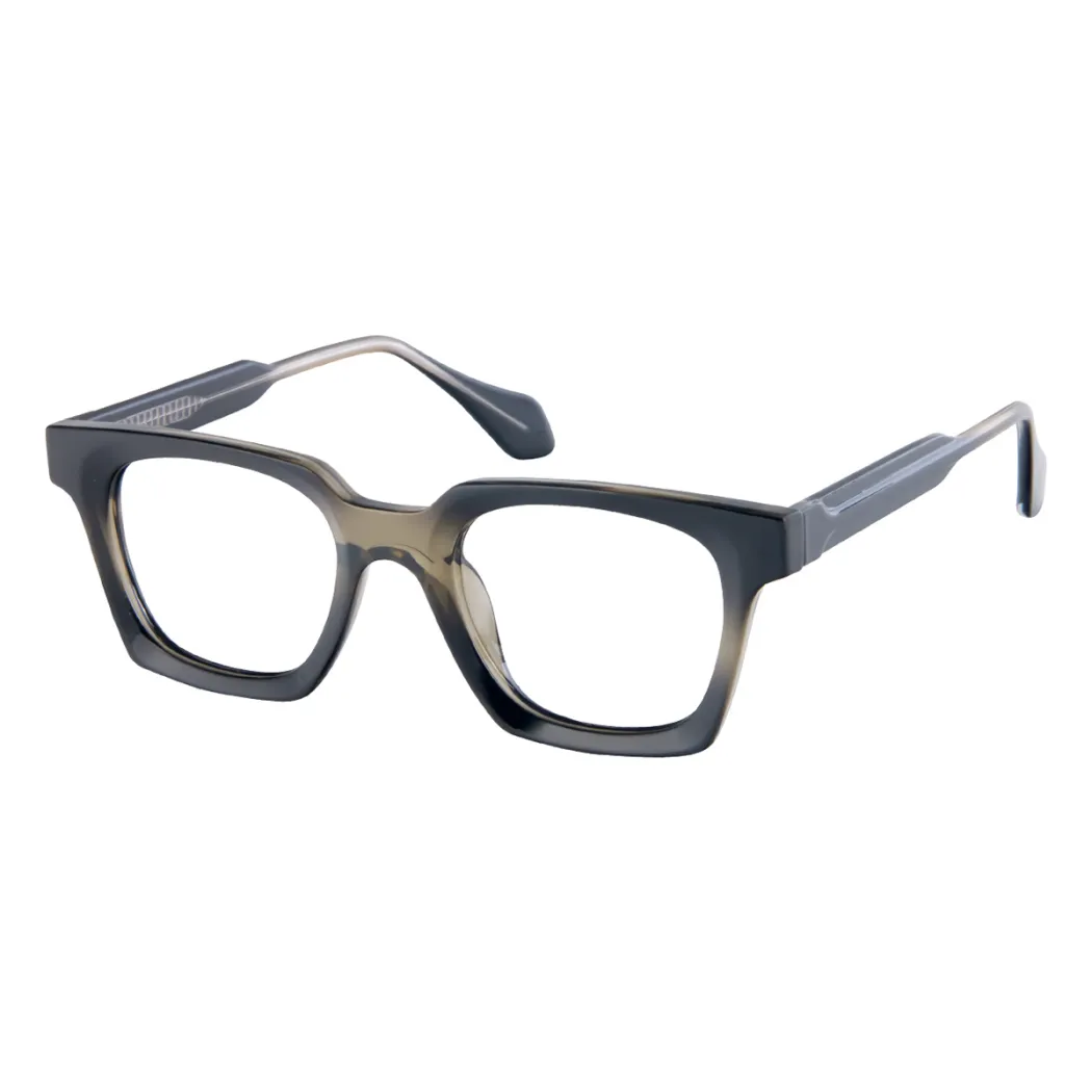 Square Gradient Green Eyeglasses