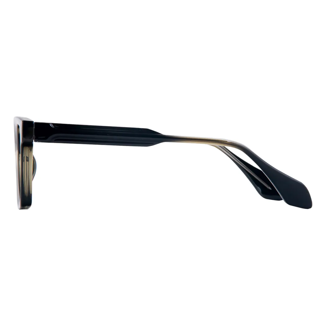 Square Gradient Green Eyeglasses