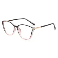 Cat-eye Gradient Pink Eyeglasses