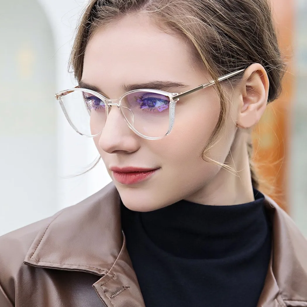 Cat-eye Gradient Pink Eyeglasses