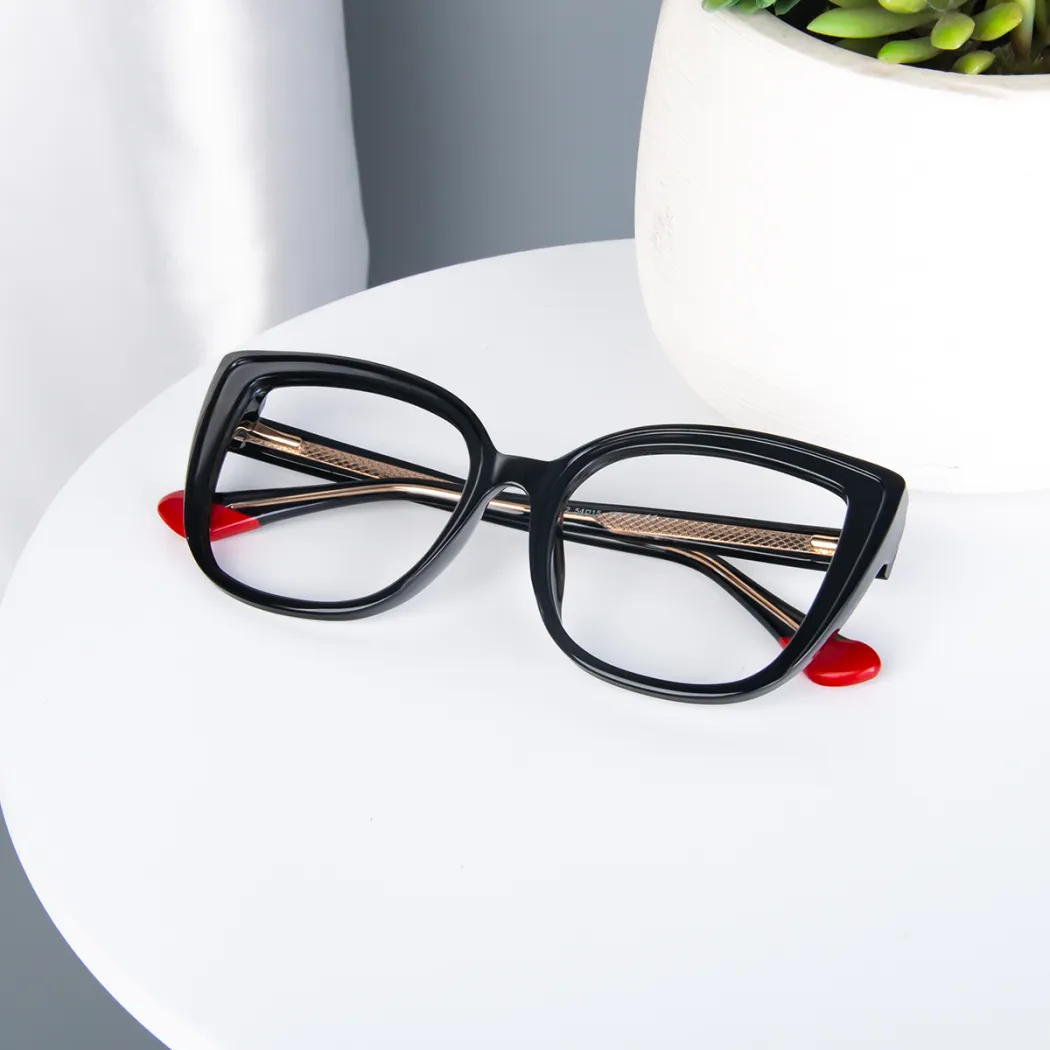 Square Black Eyeglasses