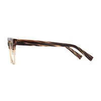 Browline Tortoiseshell/Gold Eyeglasses