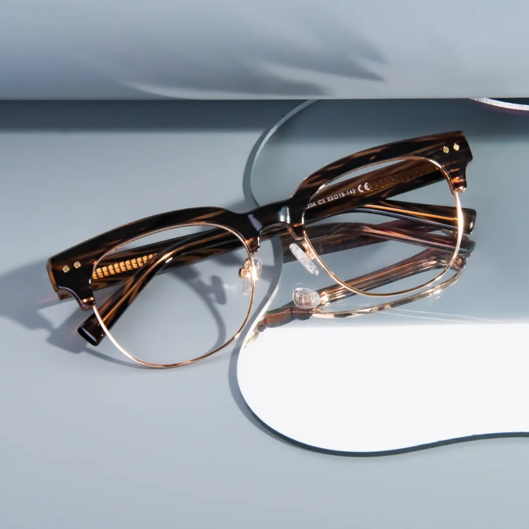 Browline Tortoiseshell/Gold Eyeglasses