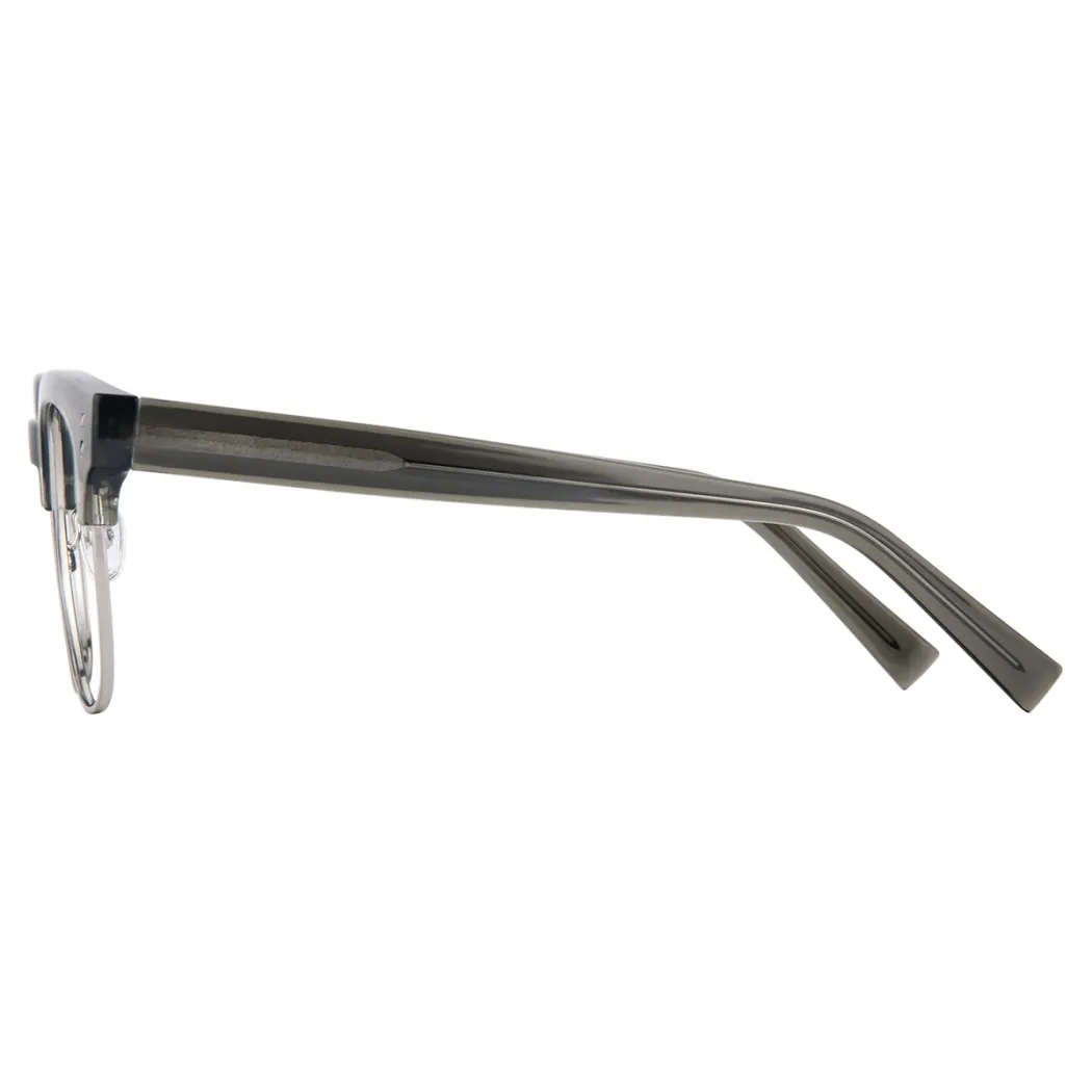 Browline Dark Green Eyeglasses
