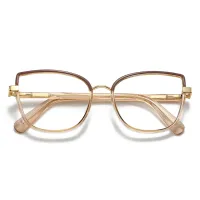 Cat-eye Brown/Gold Eyeglasses