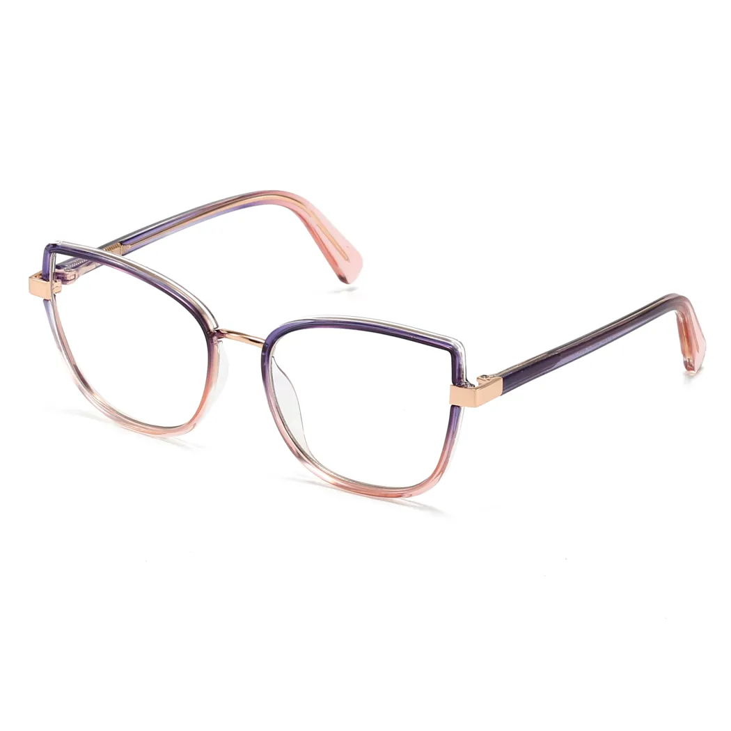 Cat-eye Gradient Purple Eyeglasses