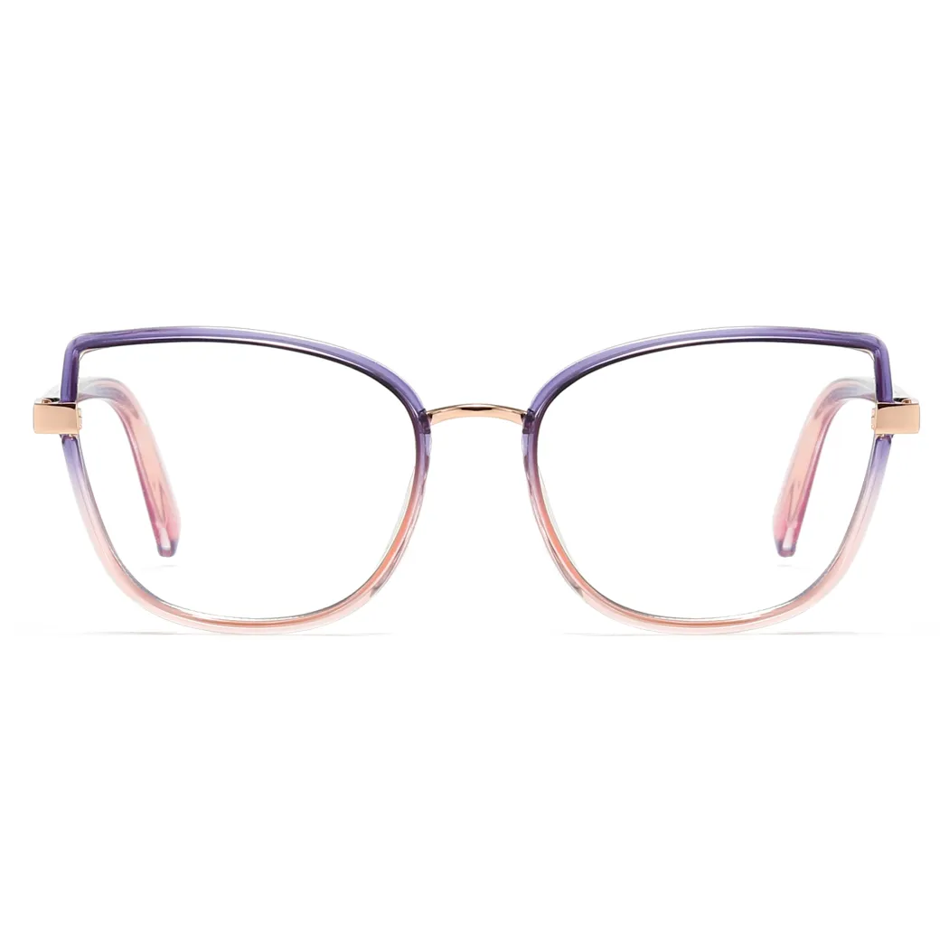 Cat-eye Gradient Purple Eyeglasses
