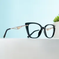 Square Black Eyeglasses