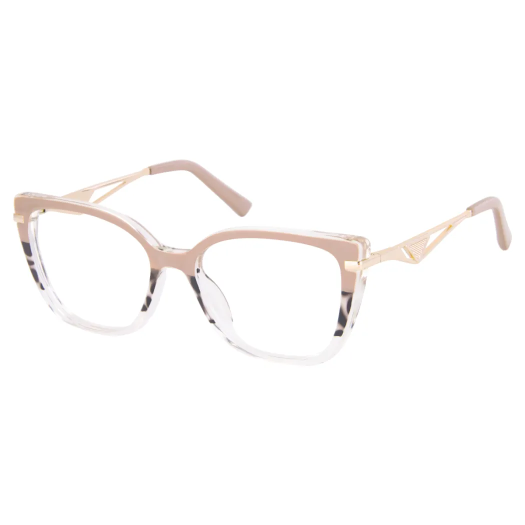 Square Brown/Ivory Tortoiseshell Eyeglasses