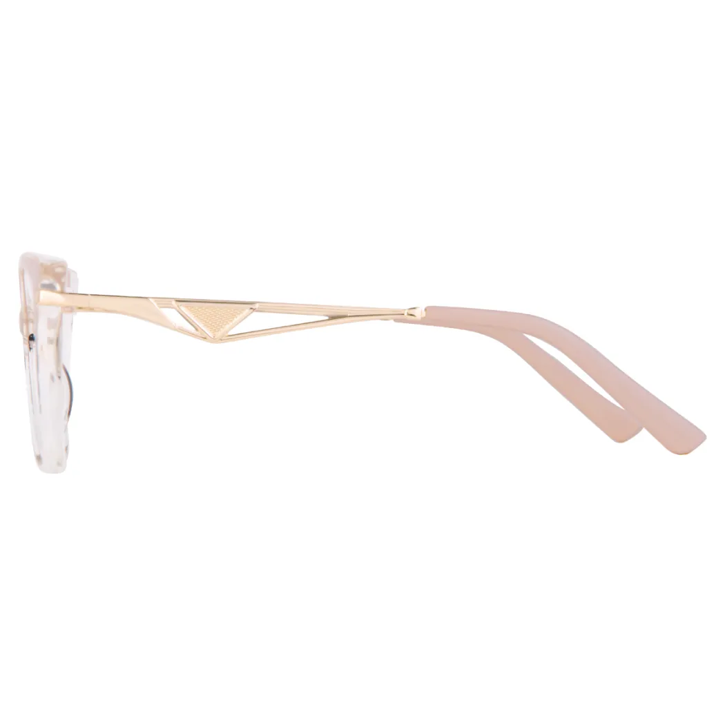 Square Brown/Ivory Tortoiseshell Eyeglasses
