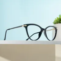Cat-eye Black Eyeglasses