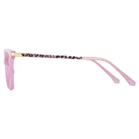 Cat-eye Transparent Purple Eyeglasses
