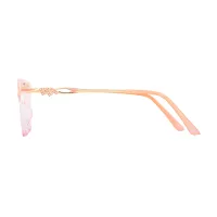 Square Orange/Pink Eyeglasses