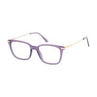 Square Purple Eyeglasses