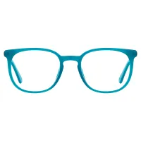 Square Blue Eyeglasses