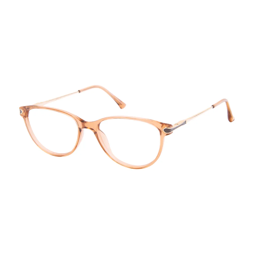 Cat-eye Light Brown Eyeglasses
