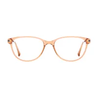 Cat-eye Light Brown Eyeglasses