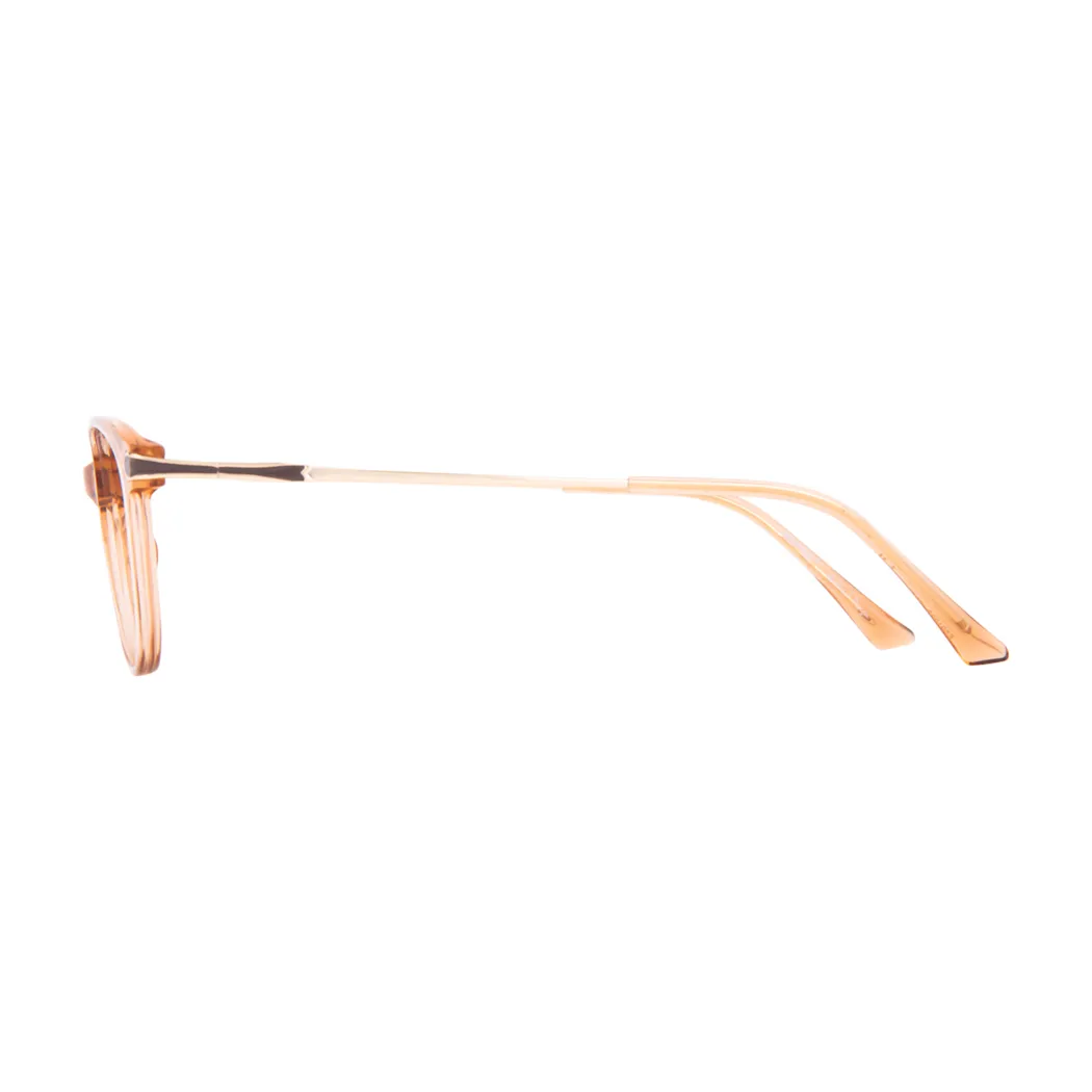 Cat-eye Light Brown Eyeglasses