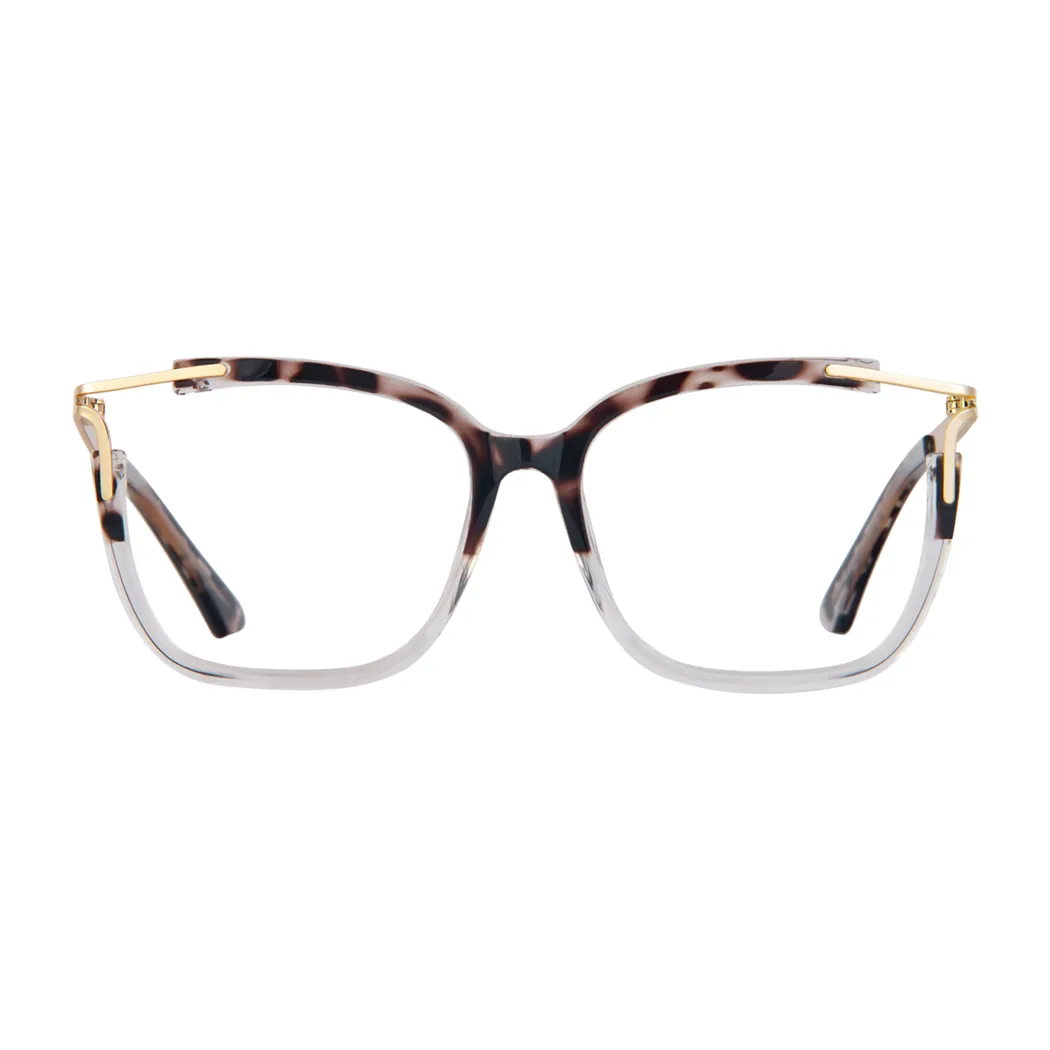 Square Tortoiseshell/Clear Eyeglasses