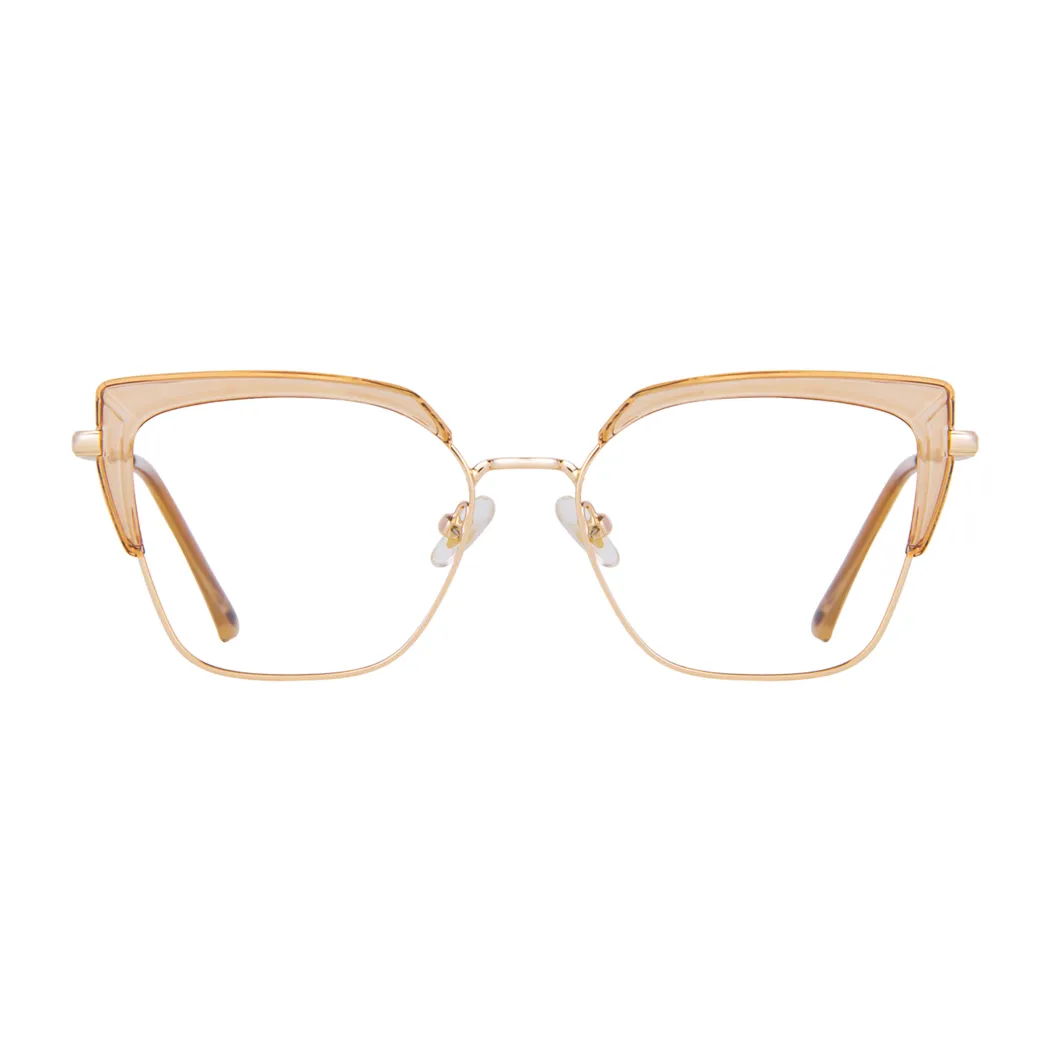 Cat-eye Light Brown Eyeglasses
