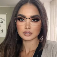 Browline Black Eyeglasses
