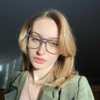 Aviator Transparent Brown Eyeglasses
