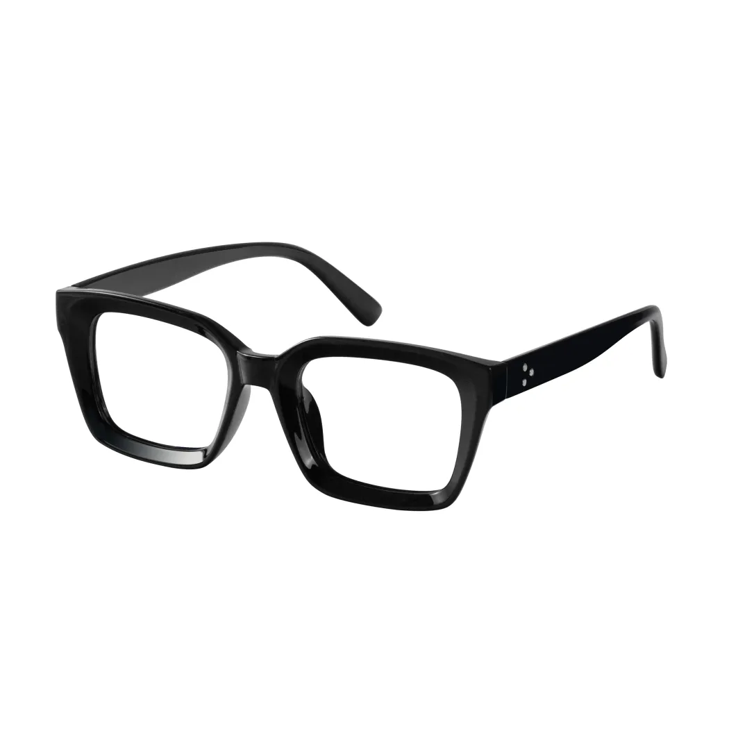 Square Black Eyeglasses