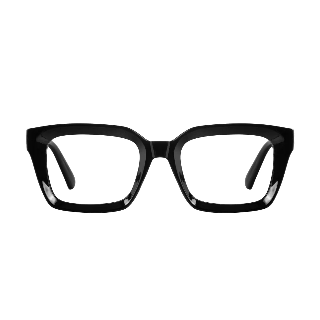 Square Black Eyeglasses