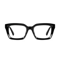 Square Black Eyeglasses